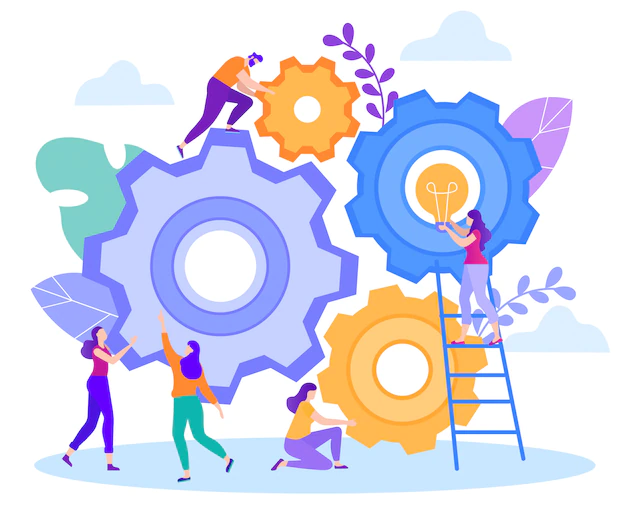 digital marketing cartoon image - Adam Group