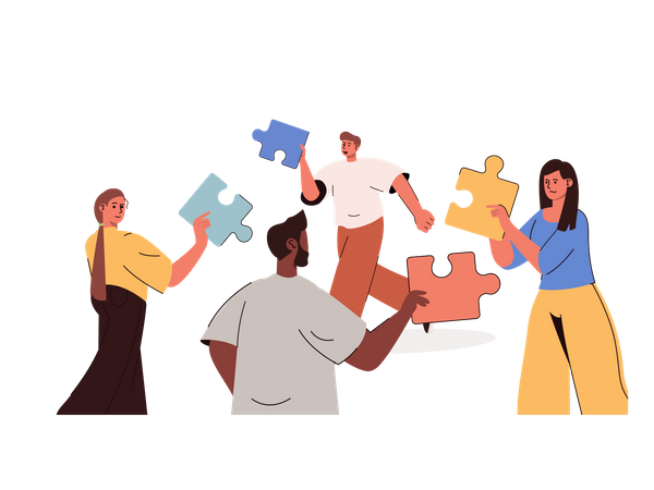 team work cartoon image - Adam Group