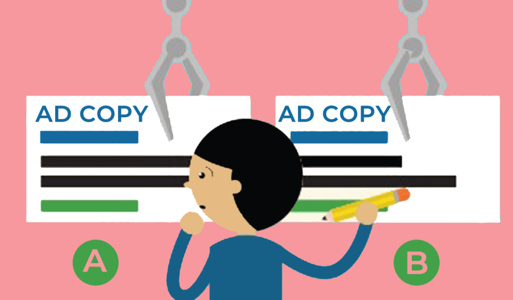 Ads copy cartoon image - Adam Group